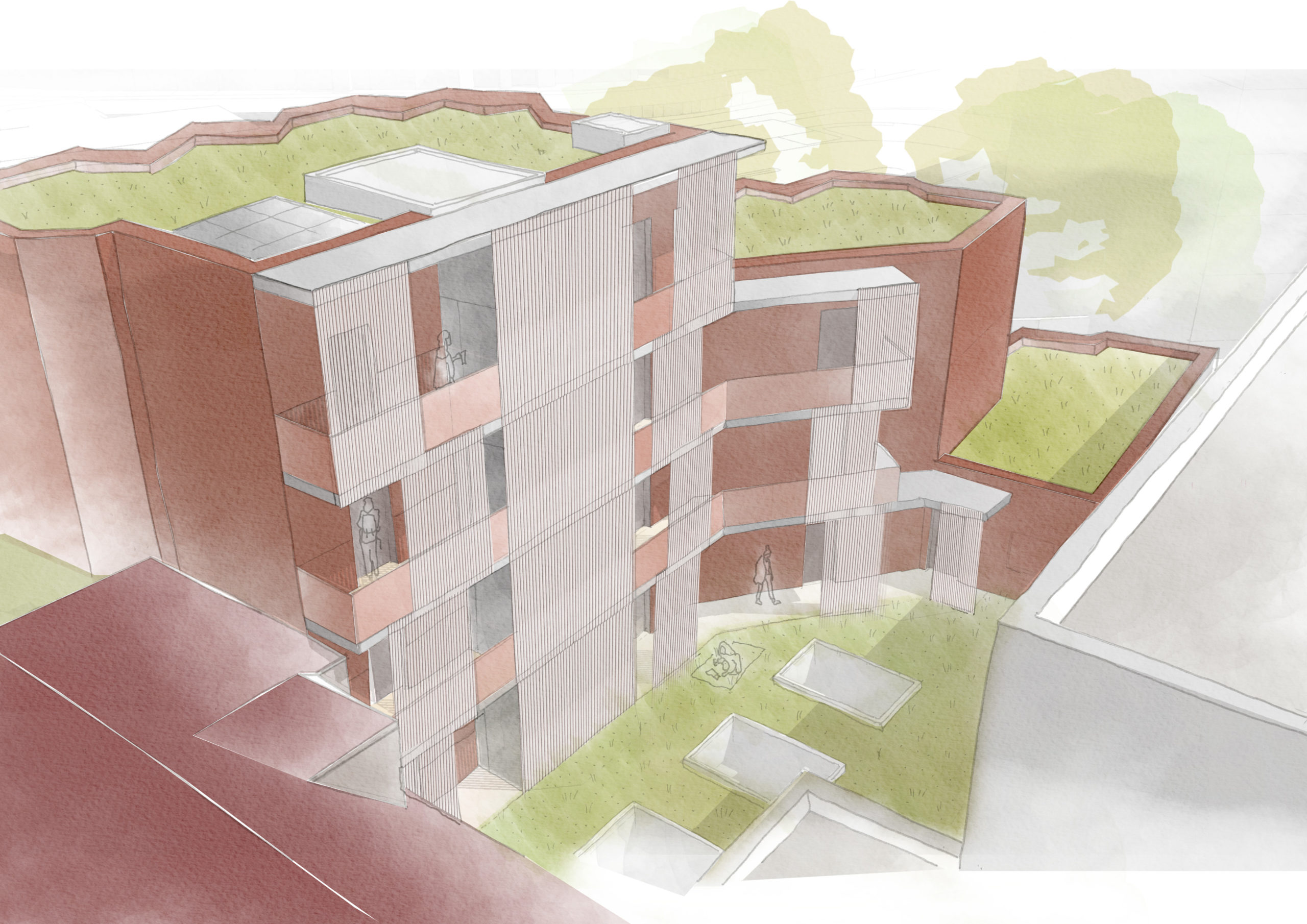 Artist's impression of the proposed development